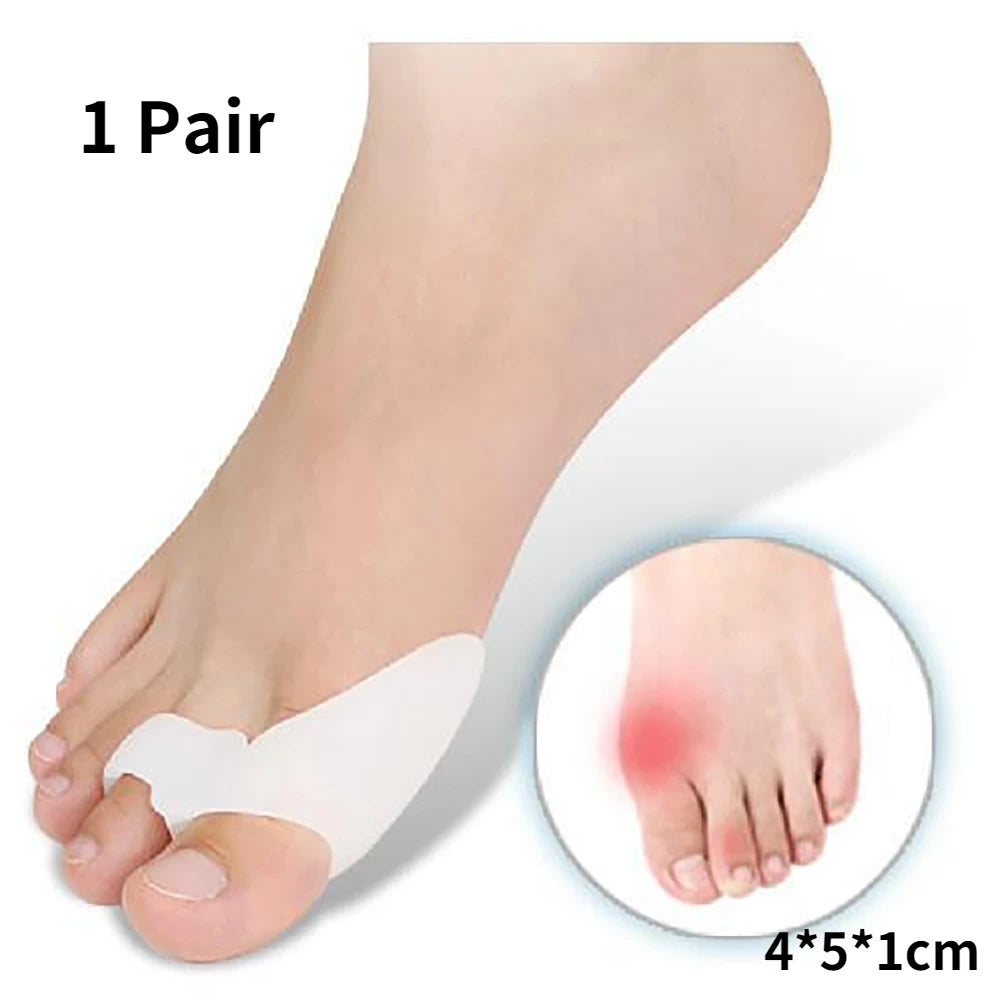 2Pcs Silicone Feet Care Socks Moisturizing Gel Heel Thin Socks with Hole Cracked Foot Skin Care Protectors Foot Pedicure Tools